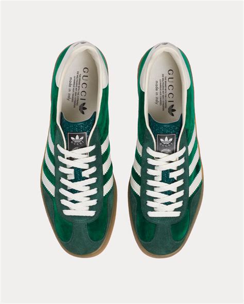 adidas gucci gazelle green suede|adidas gazelle green men's.